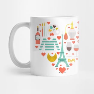 Heart from france Mug